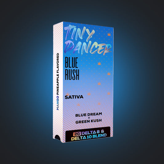 Tiny Dancer Delta 8 Disposable Blue Rush (Sativa) 2 Gram