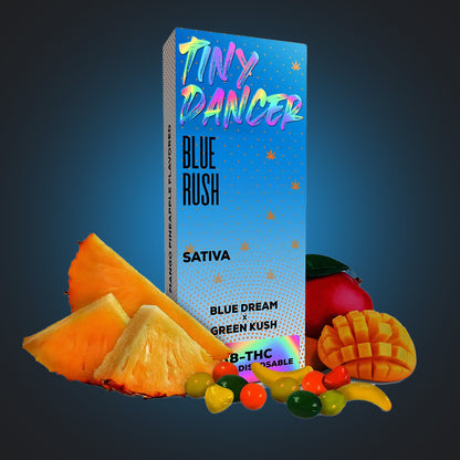 Tiny Dancer Delta 8 Disposable Blue Rush (Sativa)