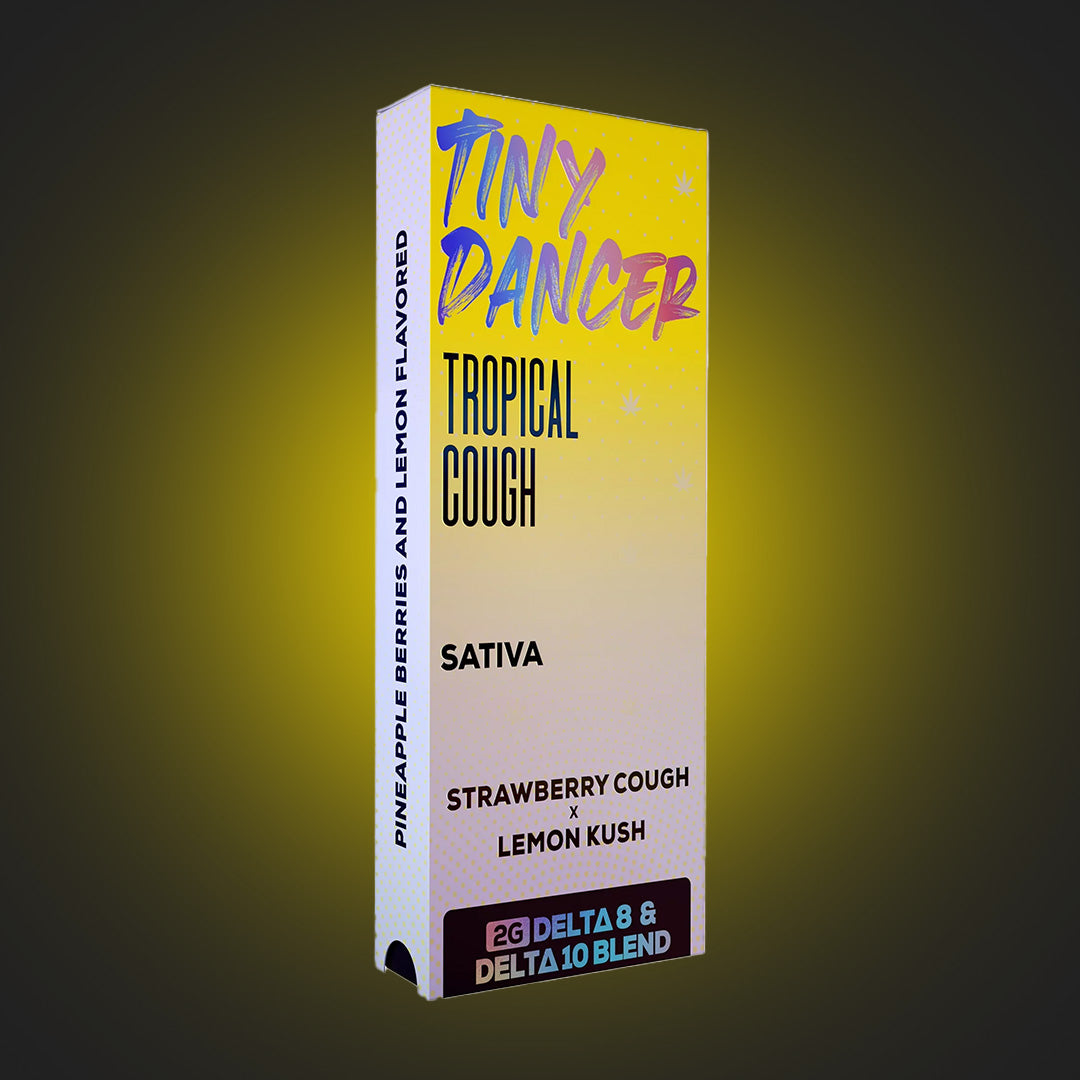 Tiny Dancer Delta 8 Disposable Tropical Cough (Sativa) 2 Gram